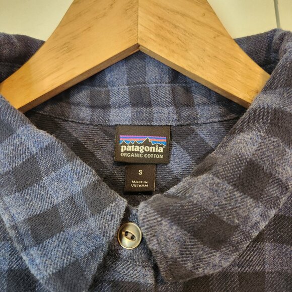 Patagonia Driving Song Flannel Shirt - Dolomite Blue - Picture 4 of 10